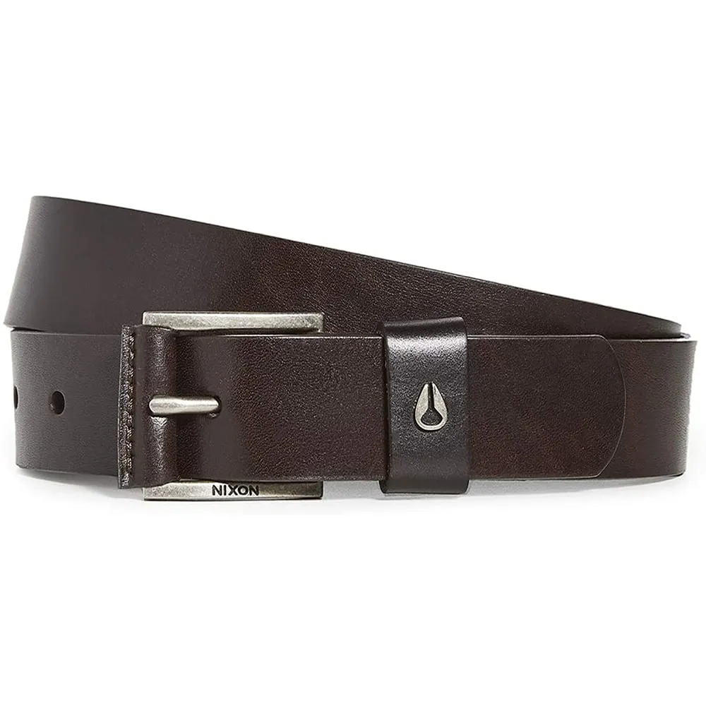 Nixon Americana II | Ceinture en cuir marron