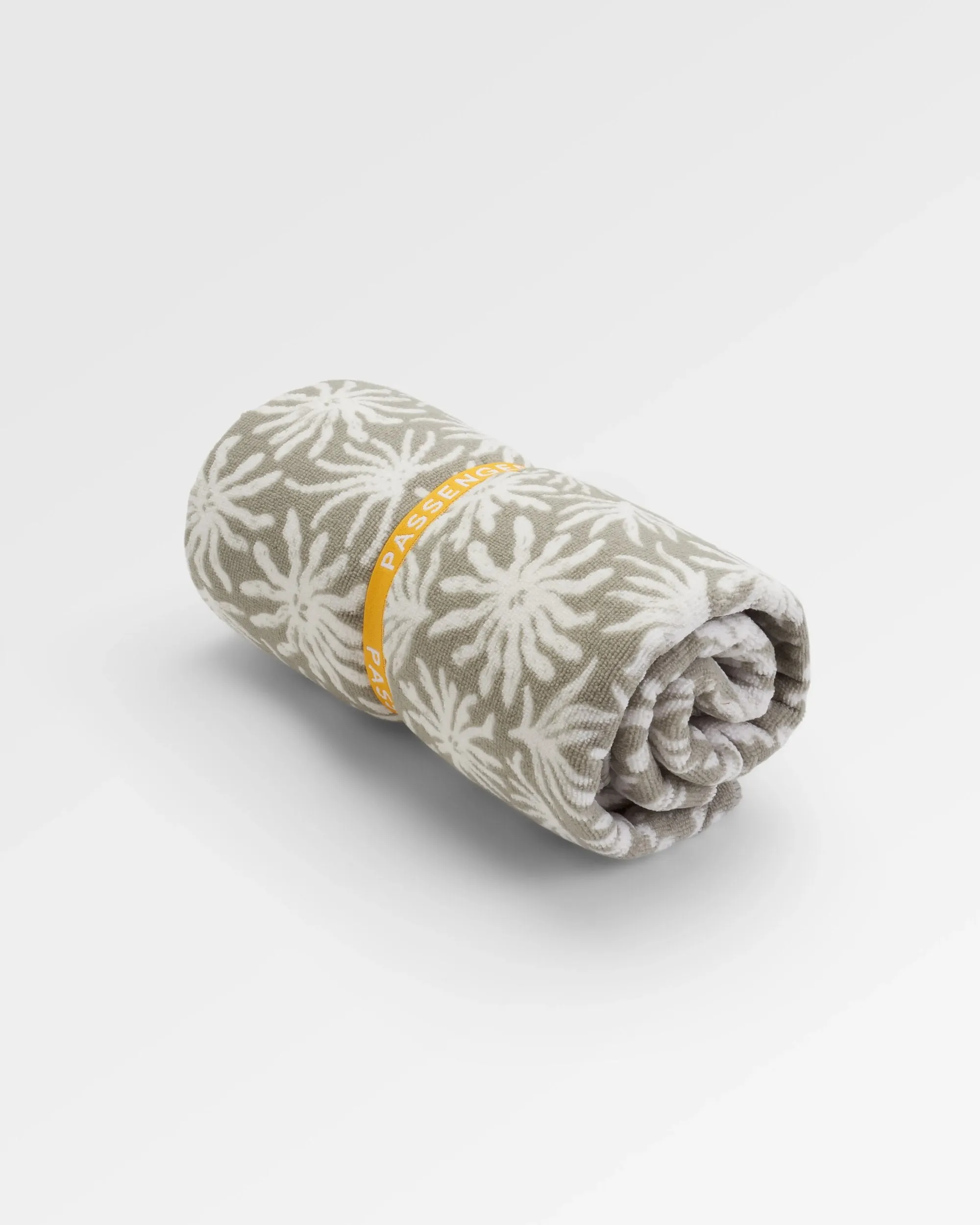 Serviette de voyage recyclée à séchage rapide - Seaweed Pebble Grey